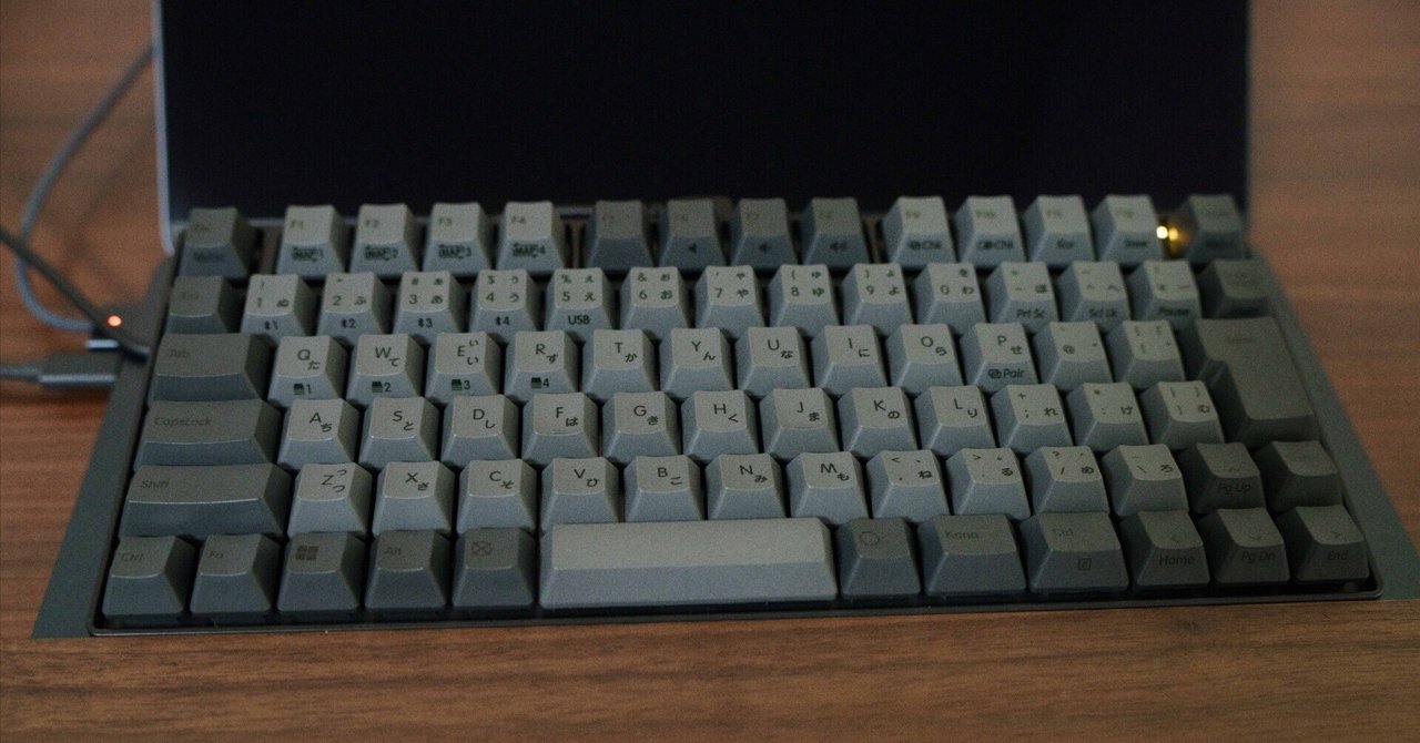 打鍵感の葛藤】REALFORCE RC1の30gがめちゃくちゃよい｜あかうさ📸