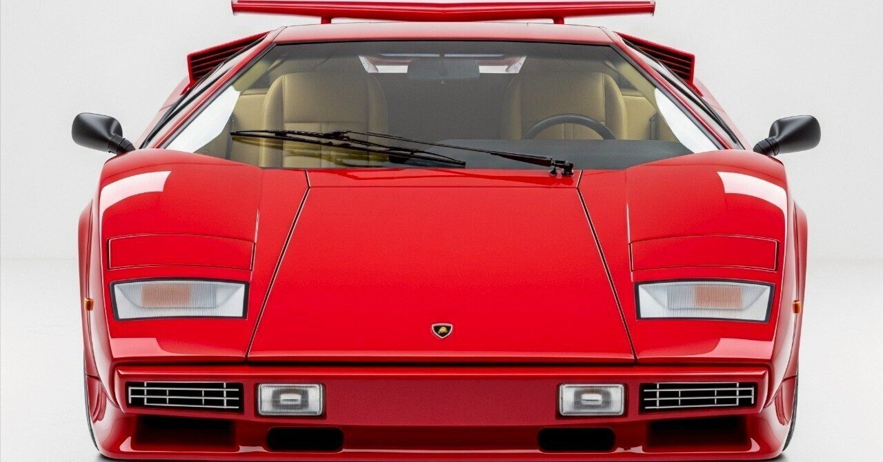 AIの自動車画像No.23 | Lamborghini Countach｜Romaネコ