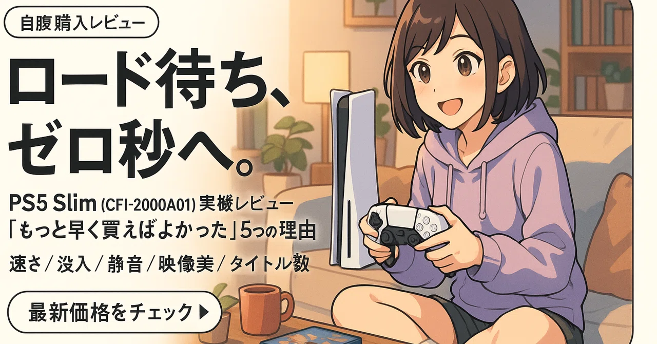 実機レビュー】PlayStation 5 (CFI-2000A01) を自腹購入！私が「もっと 