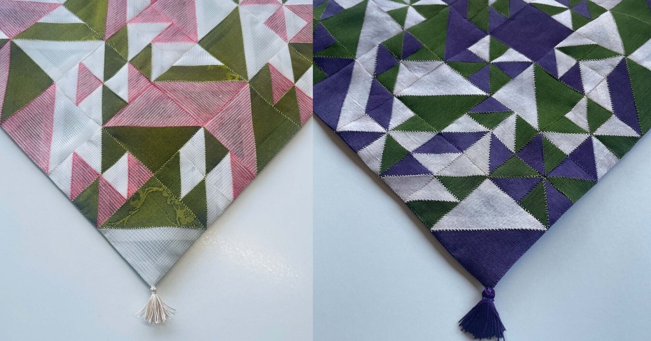 ポシャギ ハンドメイド 作家もの 🐳K-poemさんの作品🐳 布小物をドサっと追納いただきました