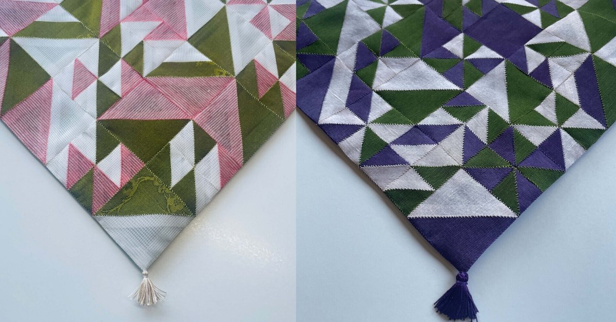 ポシャギ ハンドメイド 作家もの ポジャギ花針山 S | iichi 日々の暮らしを心地よくする