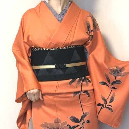 着物リメイク✨惜春✨確認画像 ㉒【着物リメイク】サイドウェイカラーワンピースにMakeover