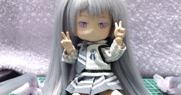 おまねこくん制服Ver.組み立てTIPS｜ひなもりろぐnote