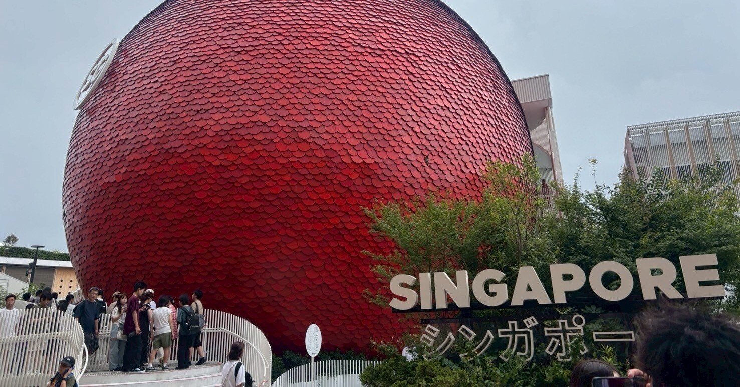 🌟万博2日目②西ゲートのお土産屋さん🎁、シンガポールパビリオン