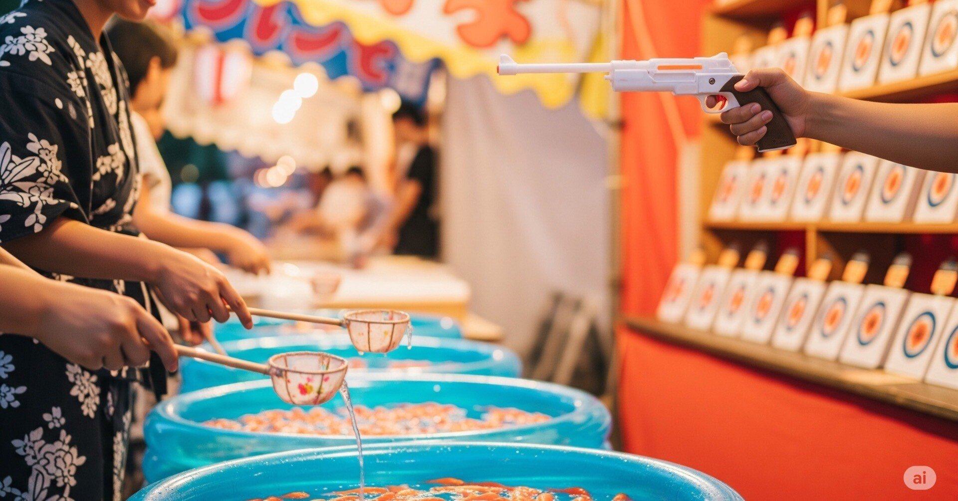 夏祭り特集🎆 娯楽編】金魚すくい＆射的の裏話｜けっし〜