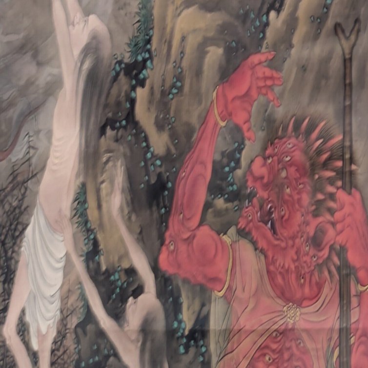 狩野一信『五百羅漢図』読み解き。｜レオナール・フグ田🐚