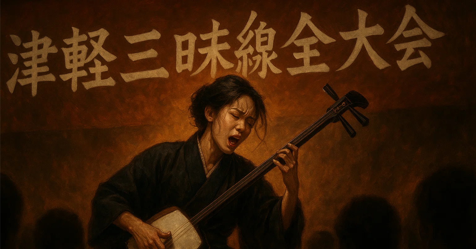 津軽三味線の全国大会に出場した話｜ara