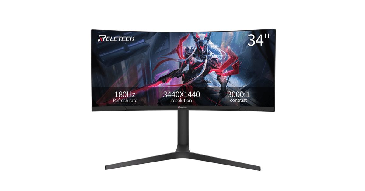 25年7月製】PHILIPS湾曲モニター34インチ180Hz/曲面1500R