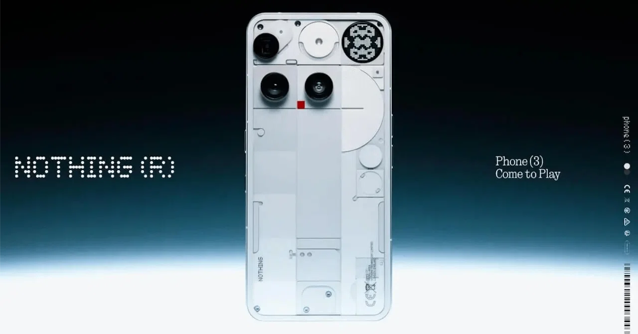 eSIM/おサイフケータイ対応！国内版「Nothing Phone (3)」2025年8月28
