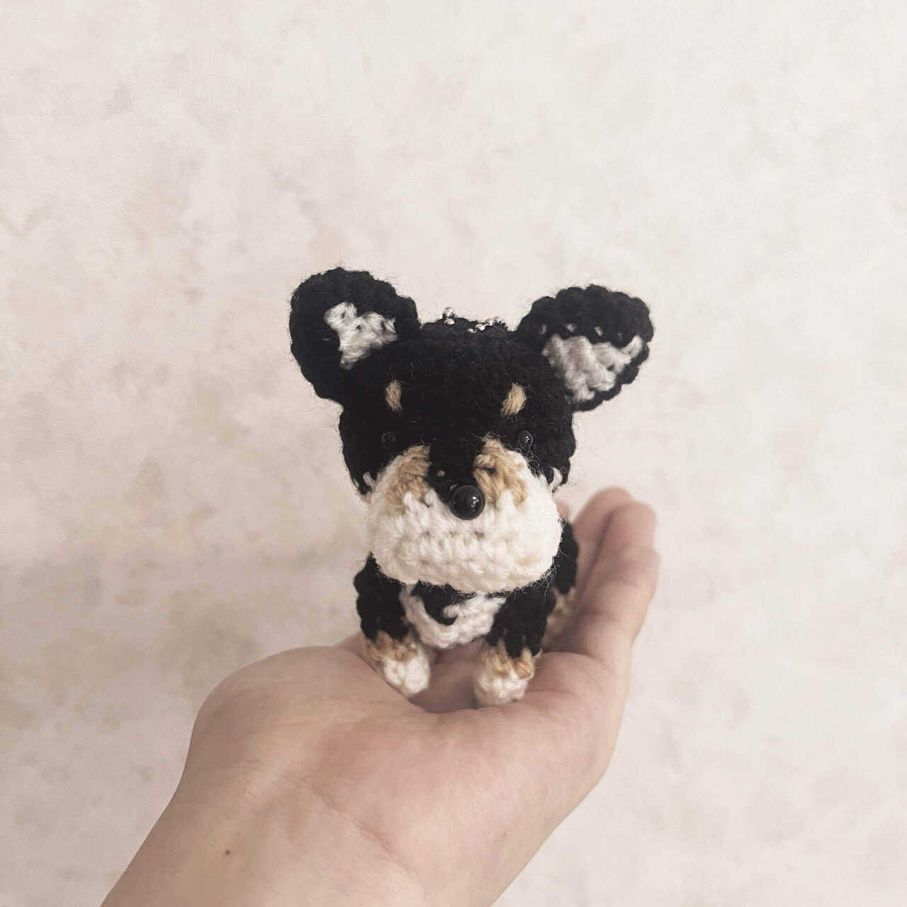 編みぐるみ￤黒柴犬｜Handmade R｜編み物屋さん