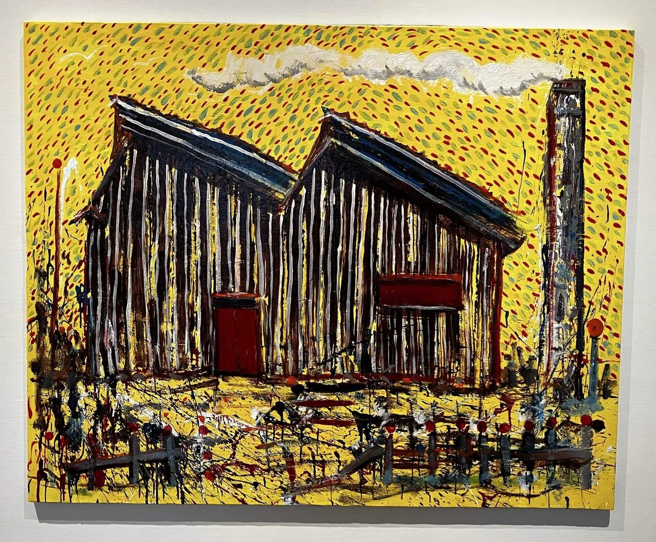 From a Local Art Exhibition: 