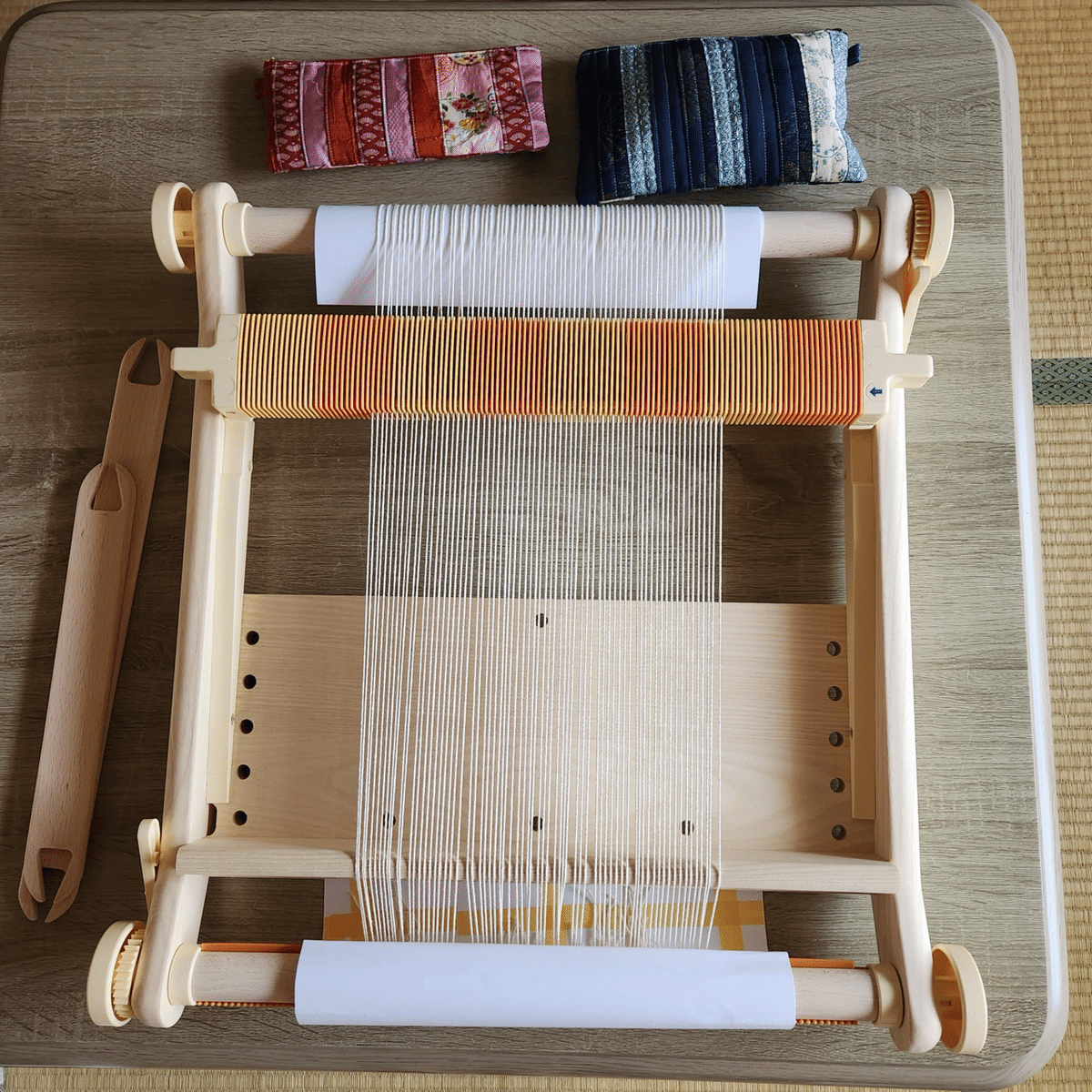 Clover 手織りセット（さおり織） 多色糸付き Clover 手織りセット（さおり織） 多色糸付き Clover 手織り