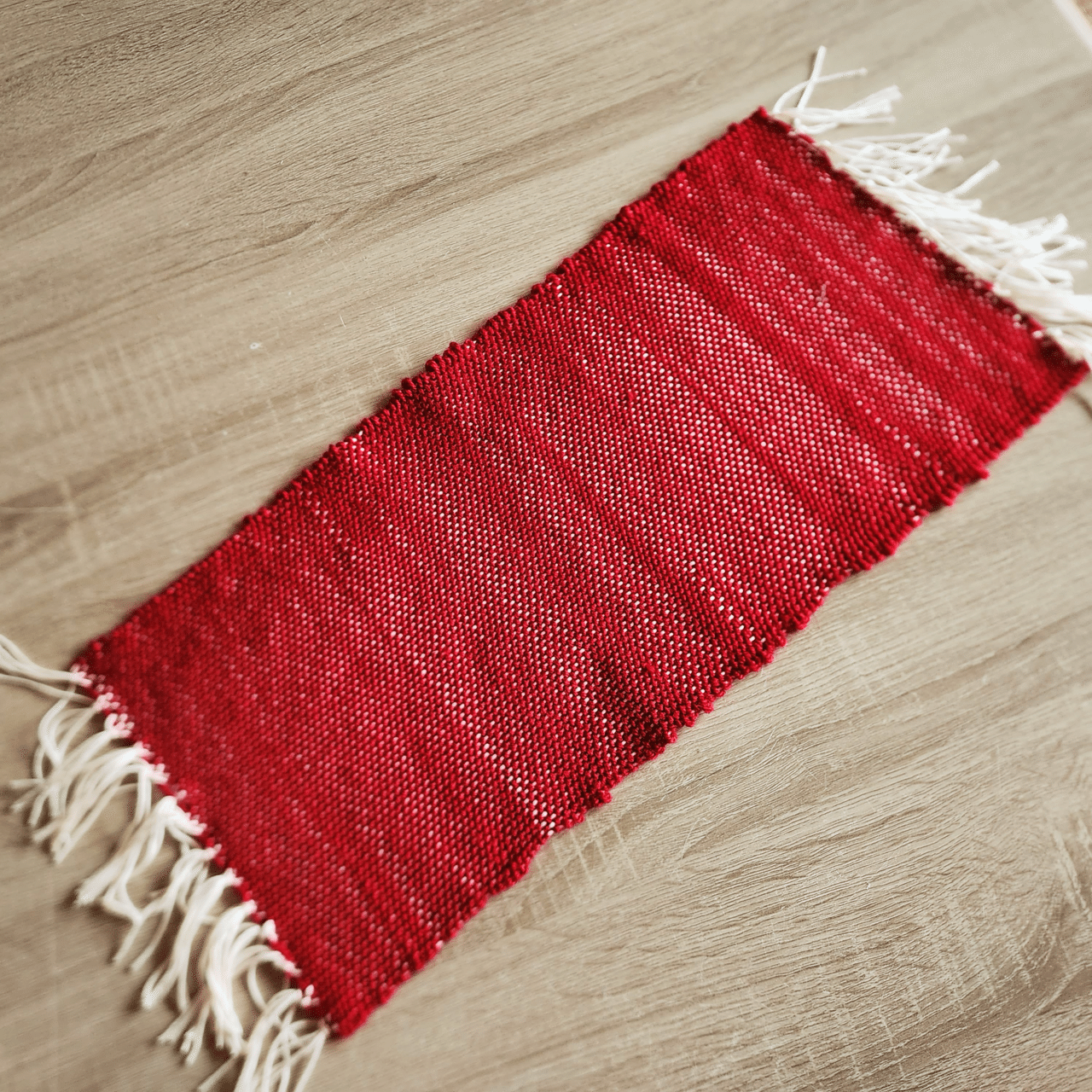 Clover手織り機「咲きおり」で初めての布織り｜ピストル☆ハンドメイド