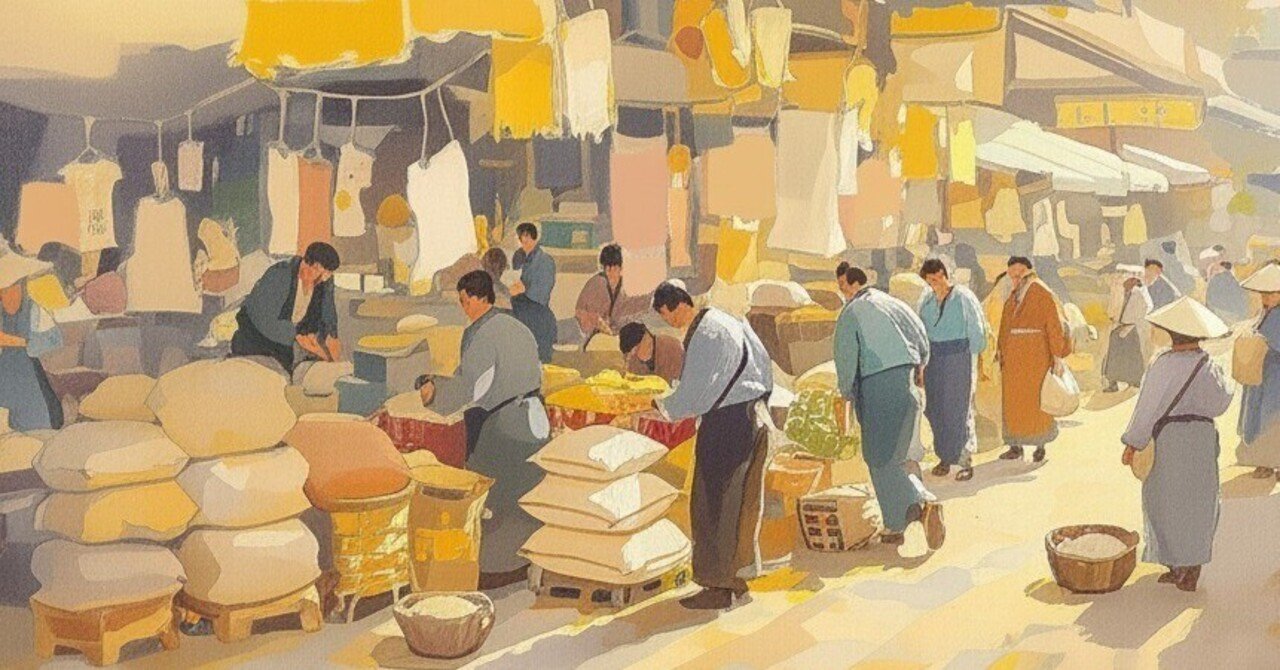 堂島米会所：世界初の先物取引所が生まれた物語｜hiro | ゆる歴史かわら版