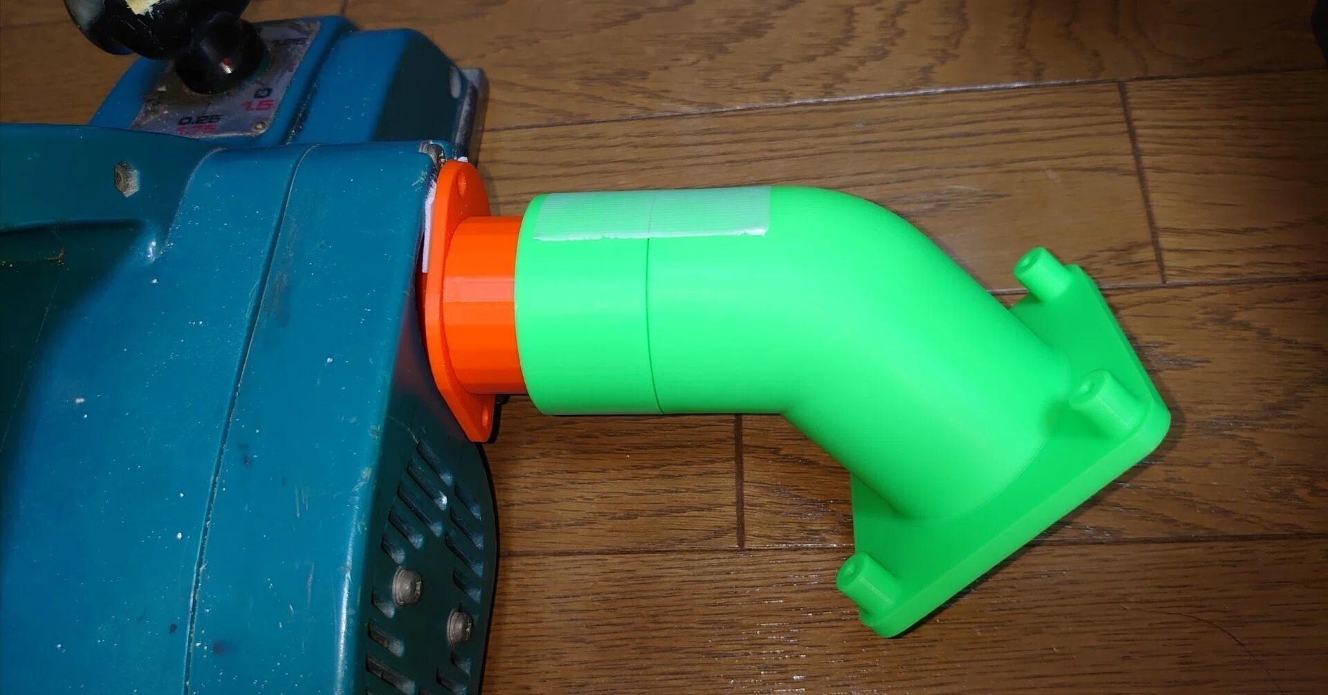 電動カンナの集塵ポートを作る｜タカシ