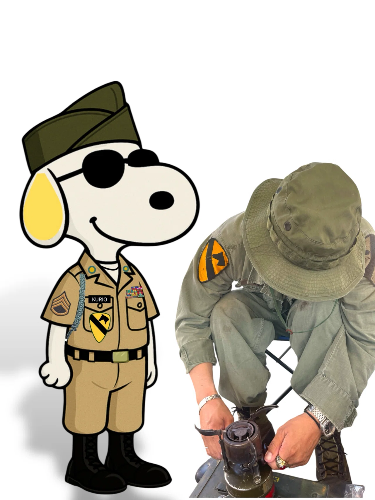 ごんちゃん　(プロフィール確認必要)軍もの２点 タグの見方/軍もの古着好き女子のnote.👩‍🦼/チノパンのお話から軍