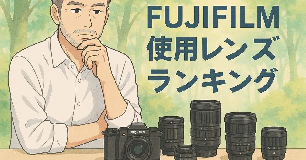 FUJIFILM X-T5で最も使ったレンズはこれ！便利ズームから神レンズまで