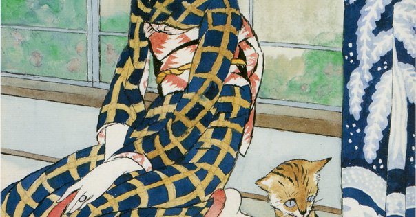 大正ロマンの象徴・竹久夢二が描く華奢で優美なシルエットの美人