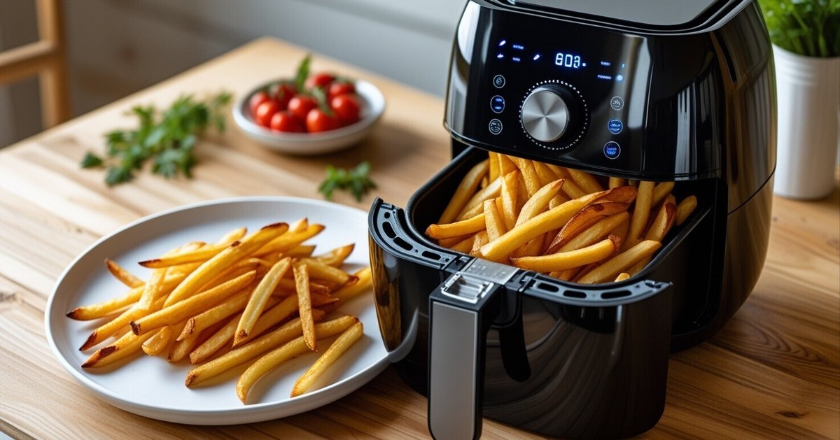 油なしでポテトもから揚げもカリッカリ＆ジューシーで旨味が濃縮♪❤ノンフライヤー 新品 人気ノンフライヤー♪油なしで揚げ物カリッカリ