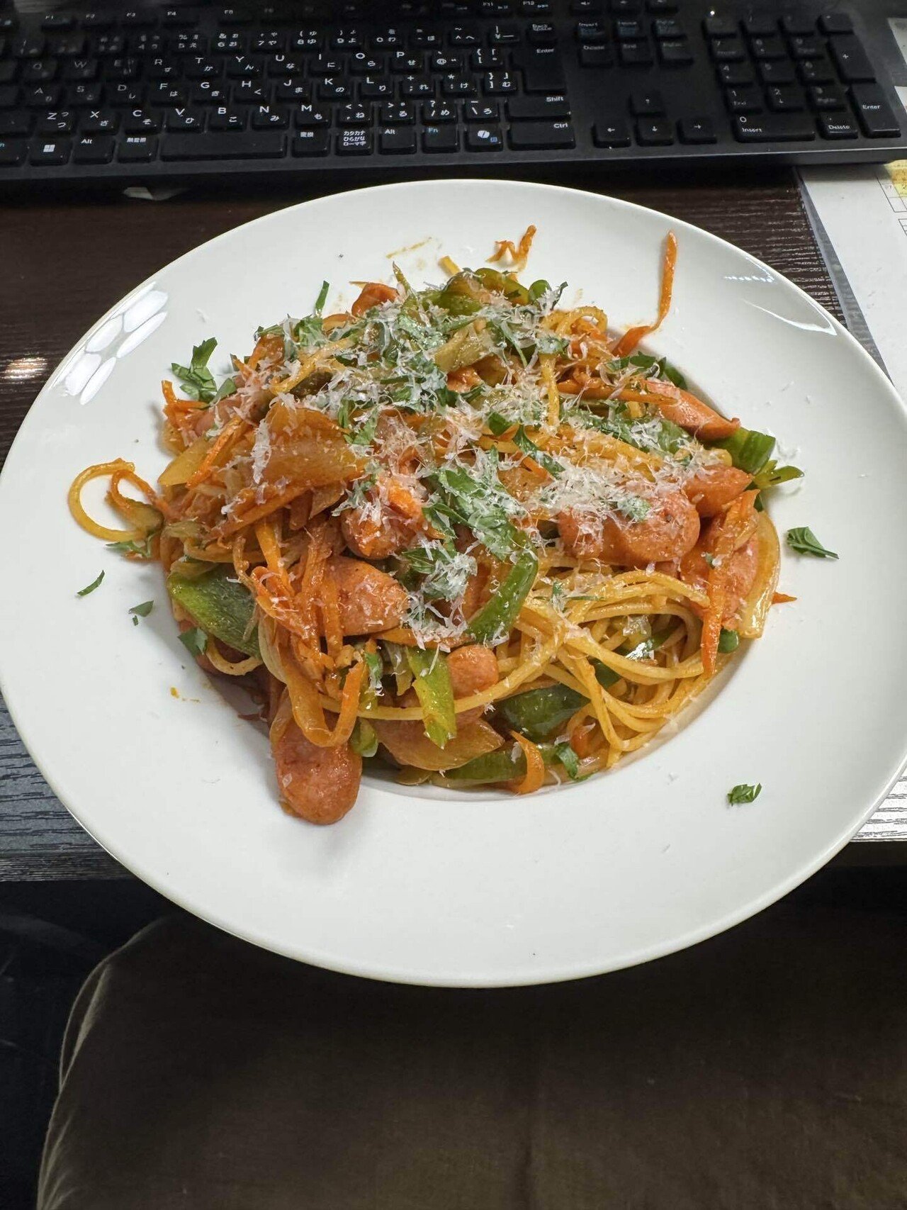 8月21日(木)昼食 ナポリタン｜TTNS