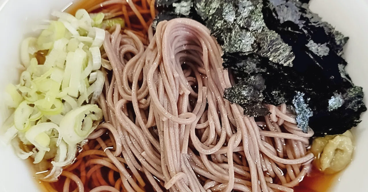 Chilled Bukkake Nori Soba [My Dried Soba Path: The 26th Ascetic