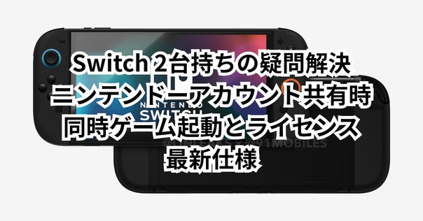 Switch LiteとSwitchを2台持ちする場合に気をつけた方がいいこと