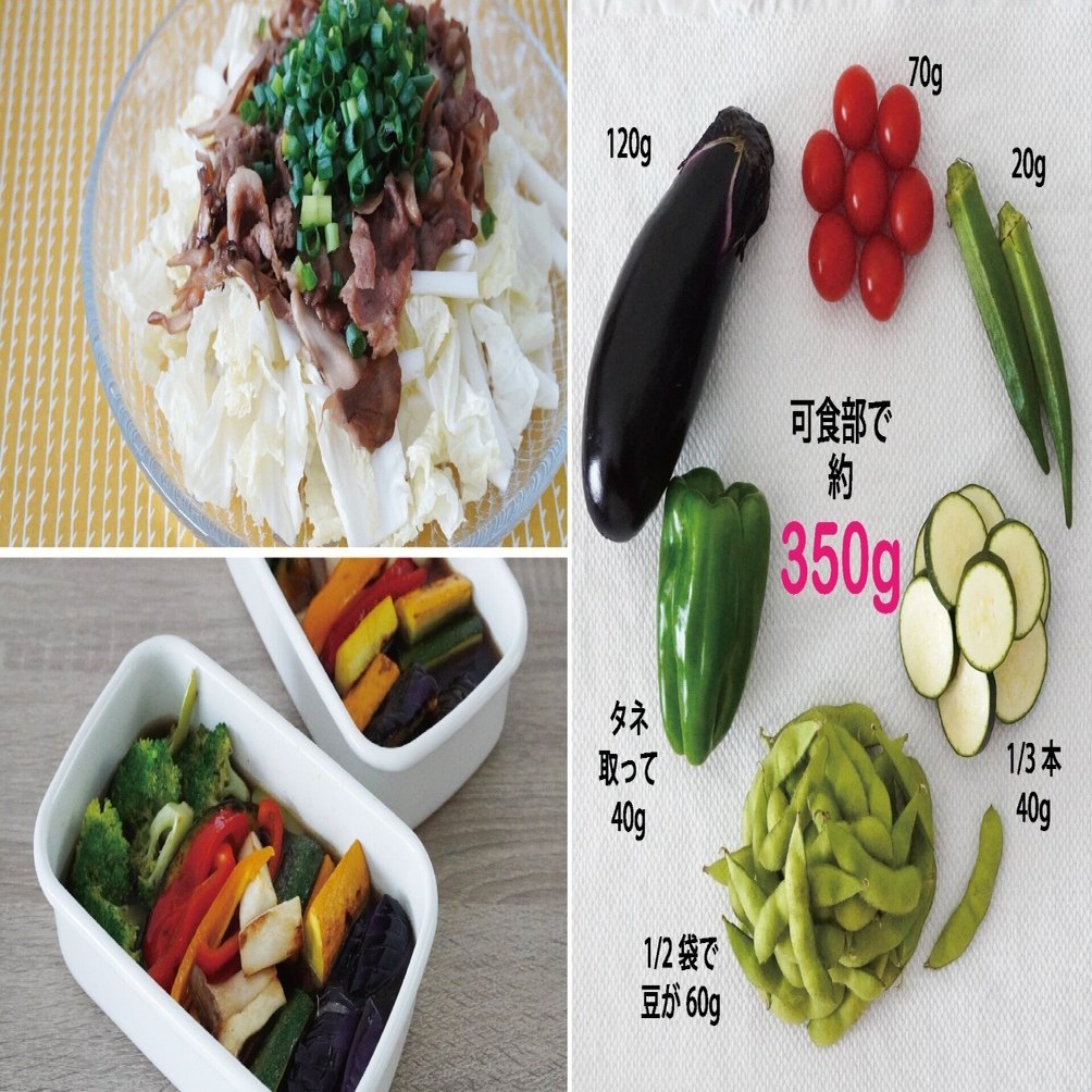 8月31日は「野菜の日」。最難関（自分比）！「出勤日に野菜350g食べる