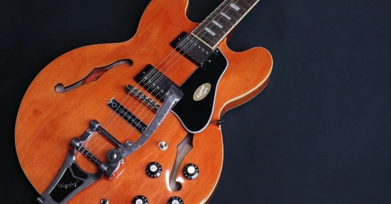 Epiphone Inspired by Gibson ES-335 Bigsby｜Ryu.