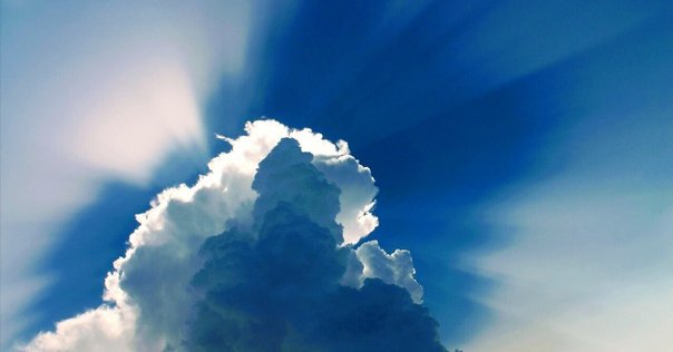 鬼っちイラスト色紙　雲の上はいつも晴れの 雲の上はいつも晴れ｜MIRIN