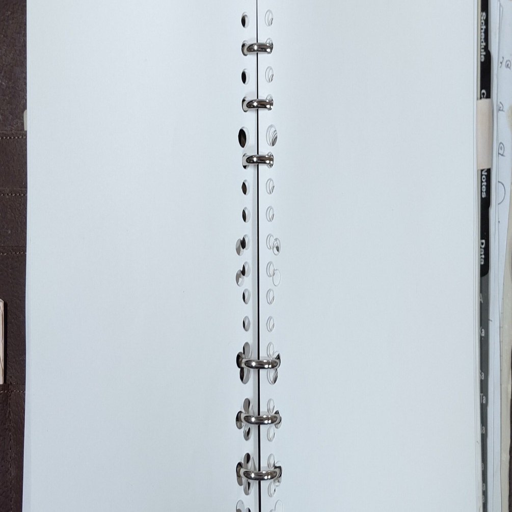 20穴の用紙を6穴に変換することはできません。でも大丈夫！｜食彩工房