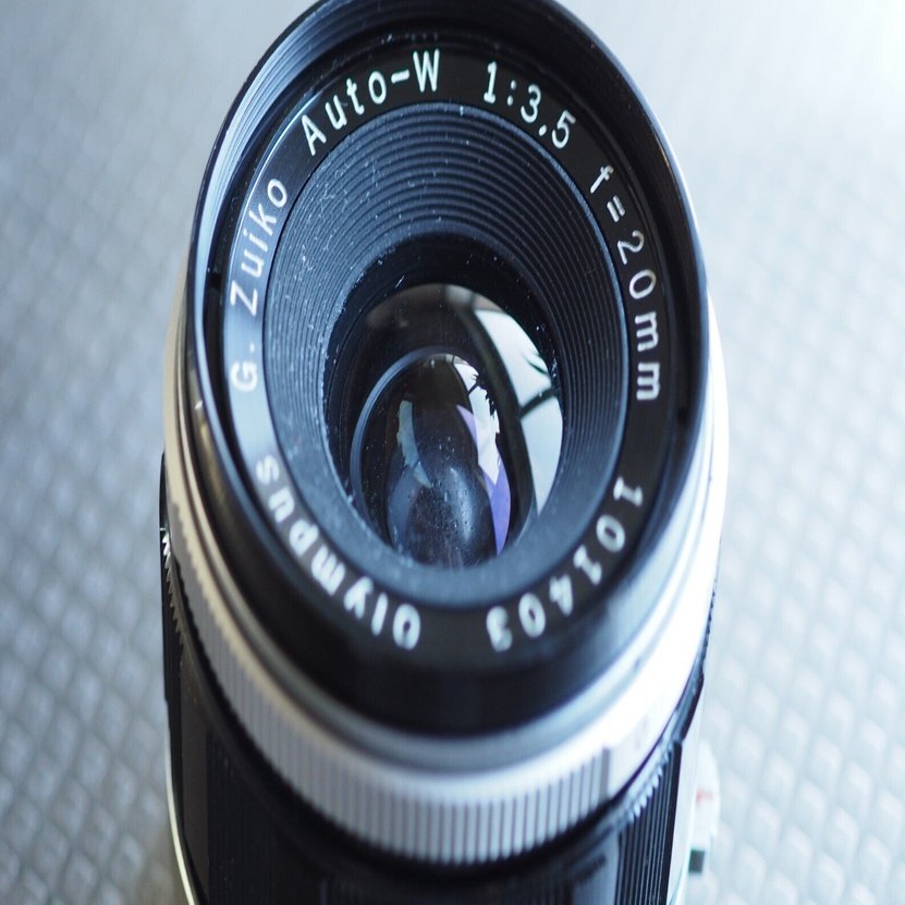 ペンF用G.ZUIKO20mmの前玉清掃｜cherubino