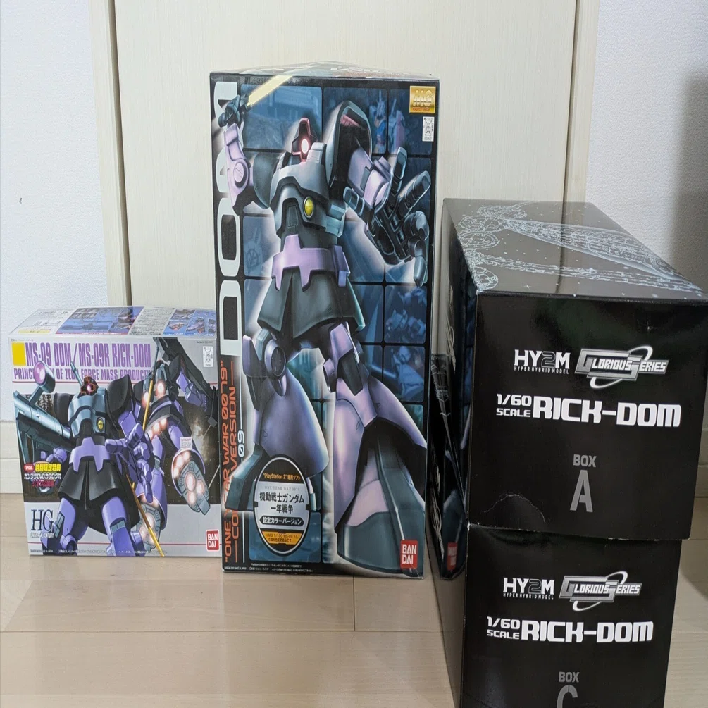 ガンプラ】黒い三連星を作る（序章）｜うえだ ヒロ