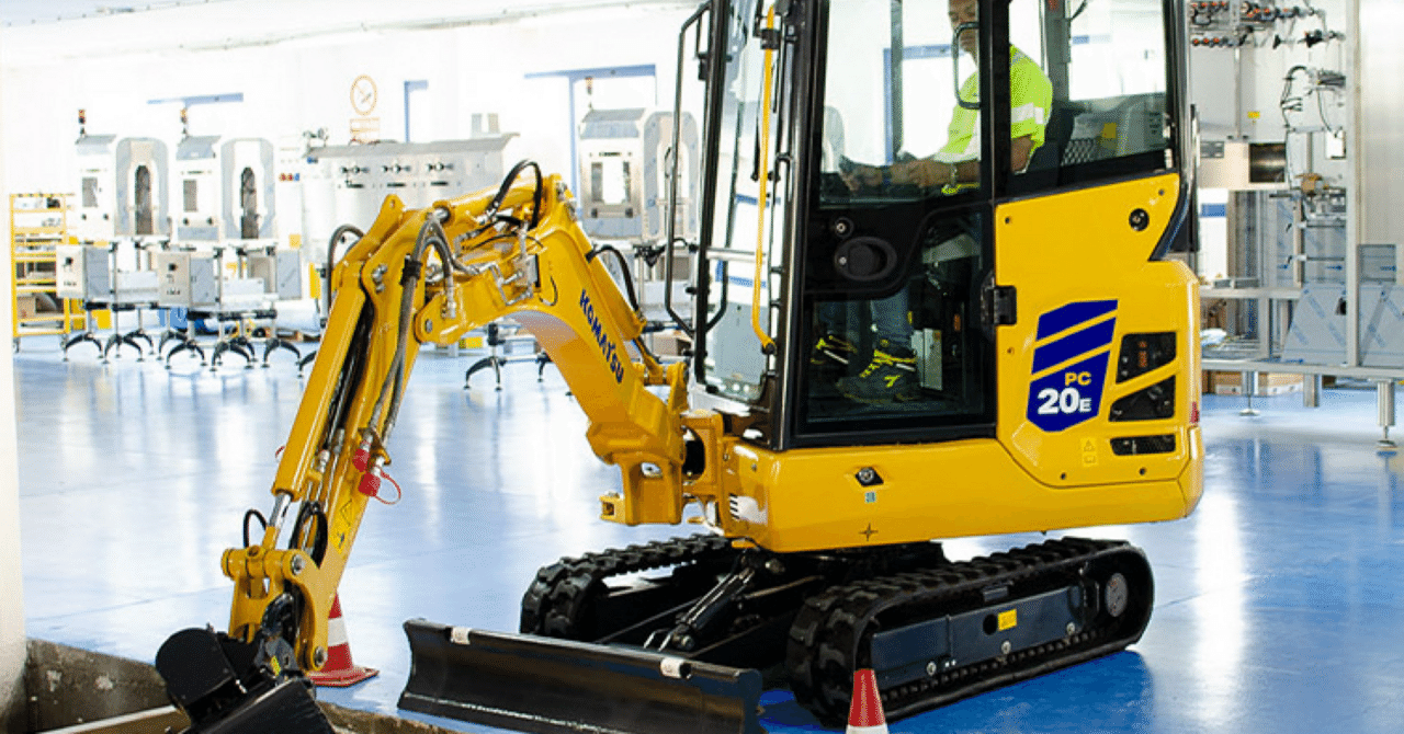 コマツ、新型電動ミニショベル「PC20E-6」を欧州で発売開始｜kikai