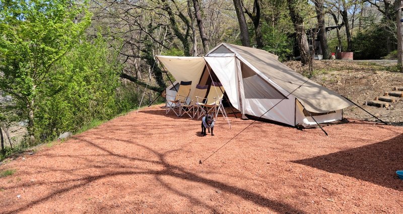 ⛺キャンプ｜平日、会社を休んだら ⌘maco｜note