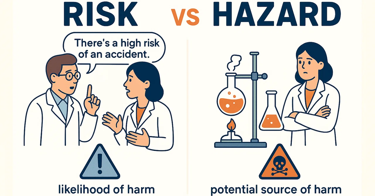 8 「hazard」と「risk」の違いとは?―研究室でよく出る危険関連英語の正しい理解|Akimaru_EN