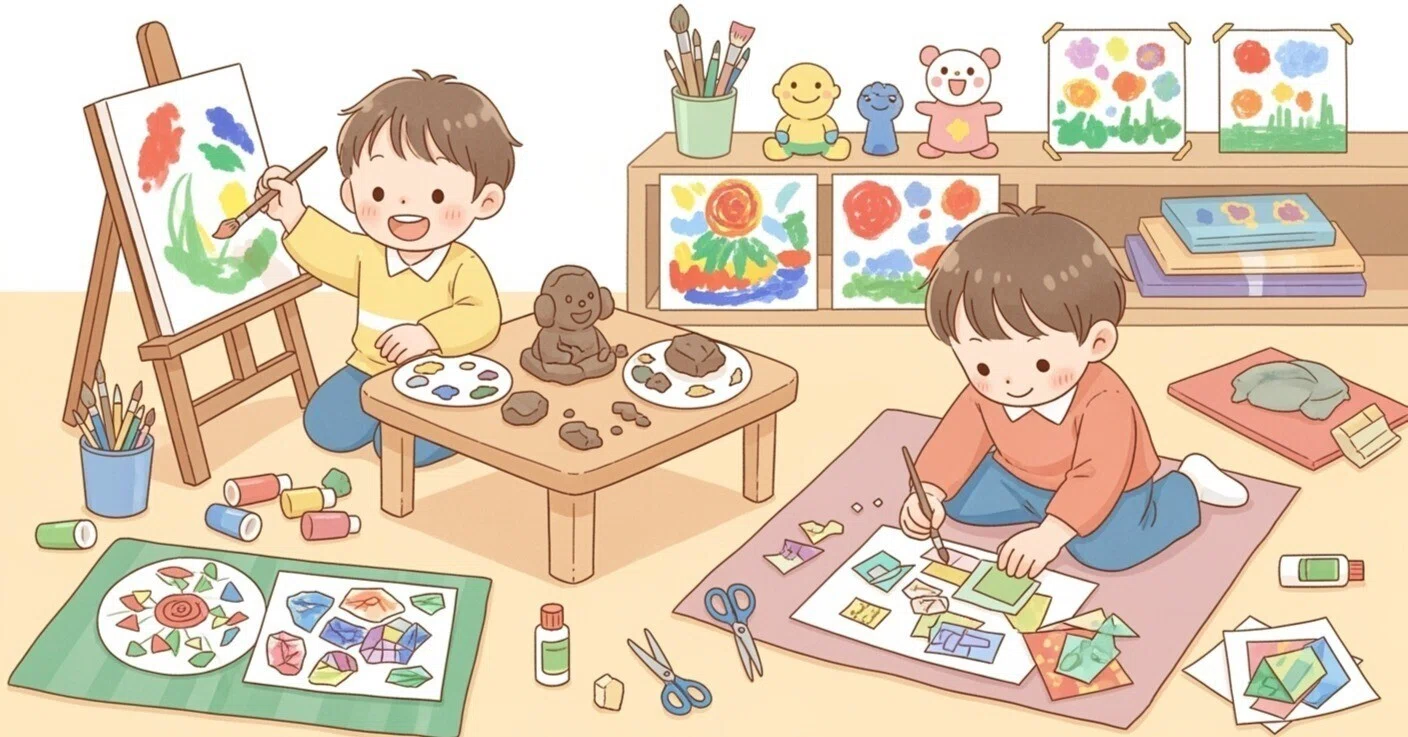 子どもの創造力を育む ダイナミック造形-素材づくりから取り組むオリジナル表現 (すぐに生かせる実技シリーズ) 創造力を伸ばす「作る・描く・表現する」活動｜AIに負けない