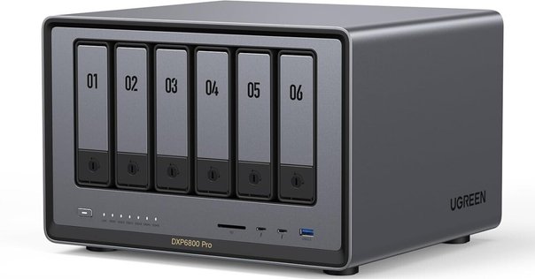外付けハードディスク・ドライブ UGREEN NASync DXP4800 Plus UGREEN 4ベイ NASストレージ - 136TB超大容量と高速10GbE転送
