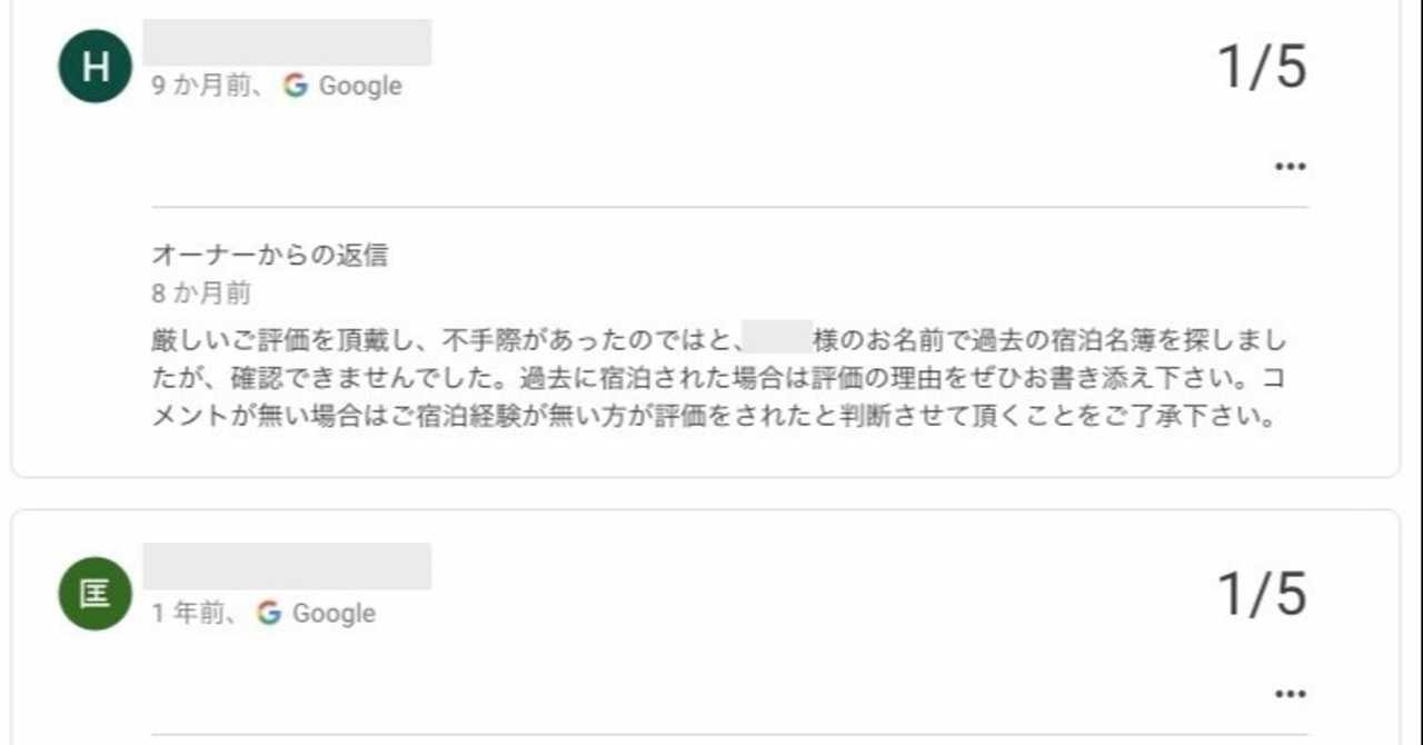 それ 本当にお客様が書いた口コミ 嫌がらせ投稿を見抜く3つの見方 ガク Note