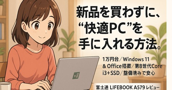 世界が認める富士通品質！ Windows11で体験できるノートパソコンの最前線へ 本日見つけた意外なレアモン!】世界が認める富士通品質