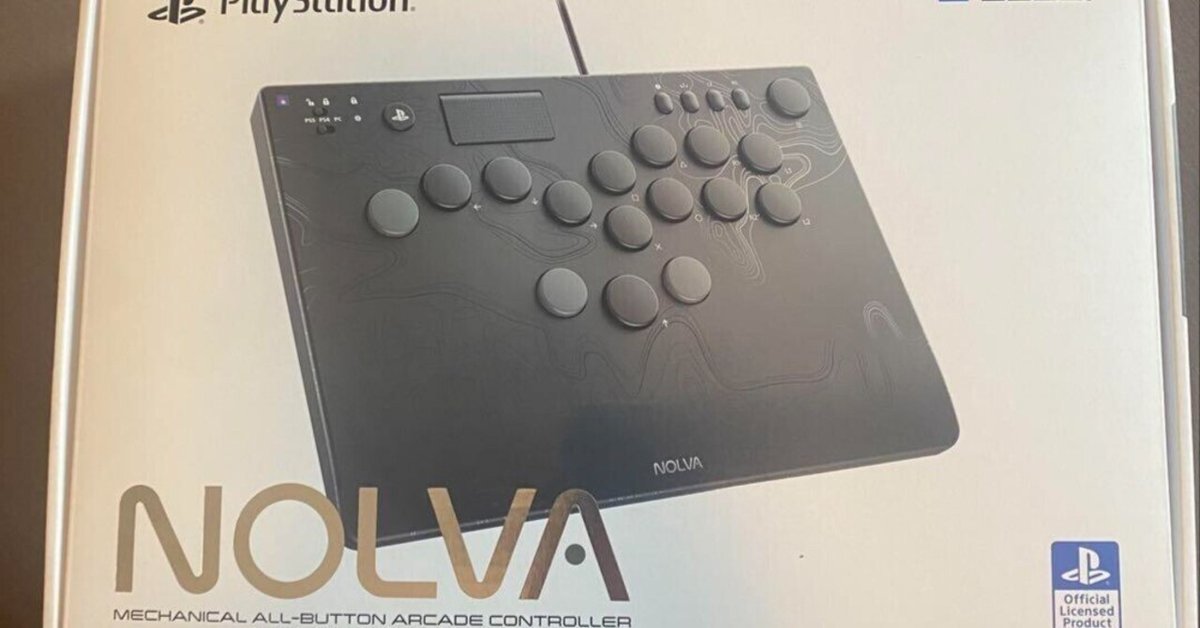 NOLVA アーケードコントローラー PS4/PS5/PC 株式会社 HORI | NOLVA Mechanical All-Button Arcade