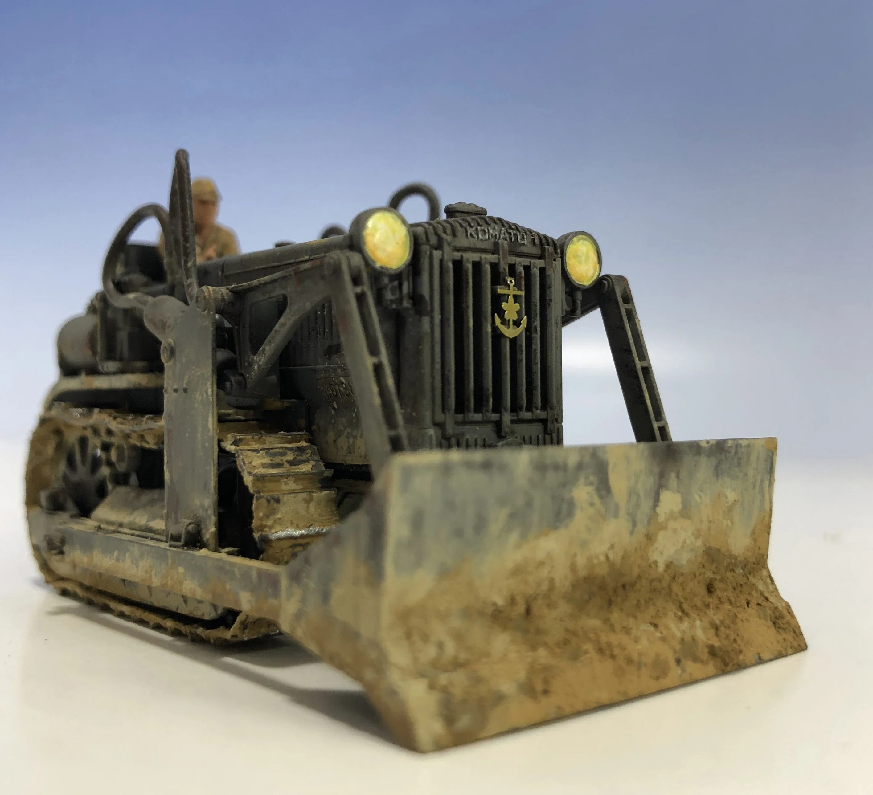 タミヤ1/48『日本海軍コマツG40ブルドーザー』完成写真｜May dé Garage
