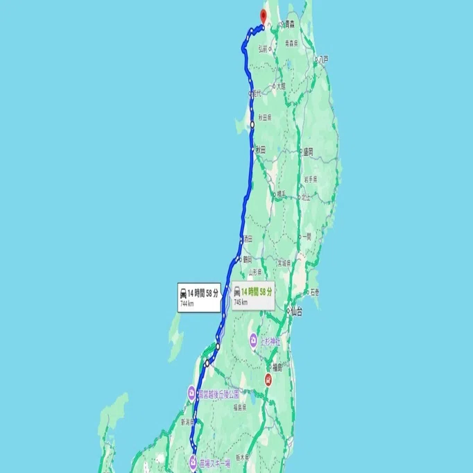 7泊8日北東北へ、初日～2日目｜徒歩チャリダー
