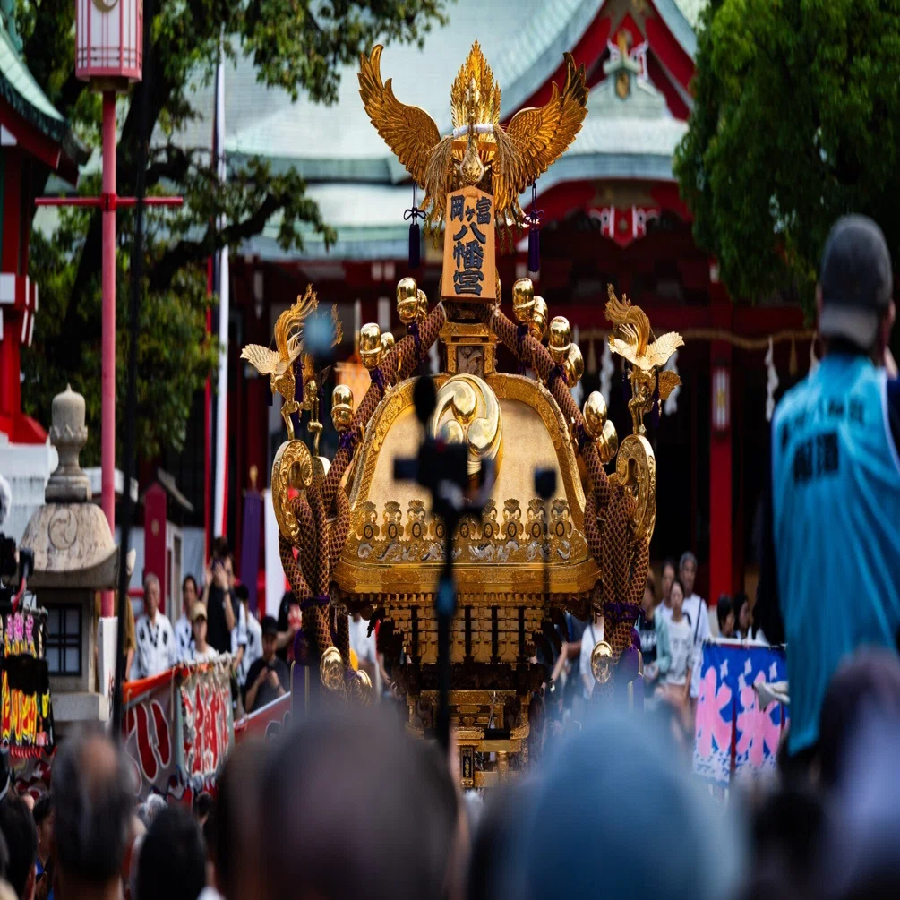 【値下げ】お神輿　二人乗り　特注品 値下げ】お神輿二人乗り特注品 (hot) 豊中のその他の中古あげます