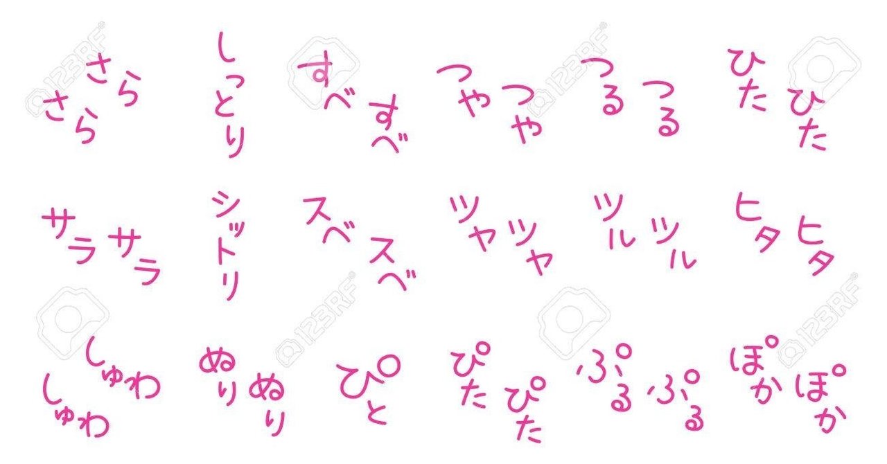オノマトペ 縦軸分割編 青天 Note