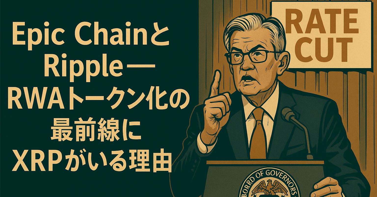 分析レポート】Epic ChainとRipple──RWAトークン化の最前線にXRPがいる理由｜光本貴一｜XRP / Ripple