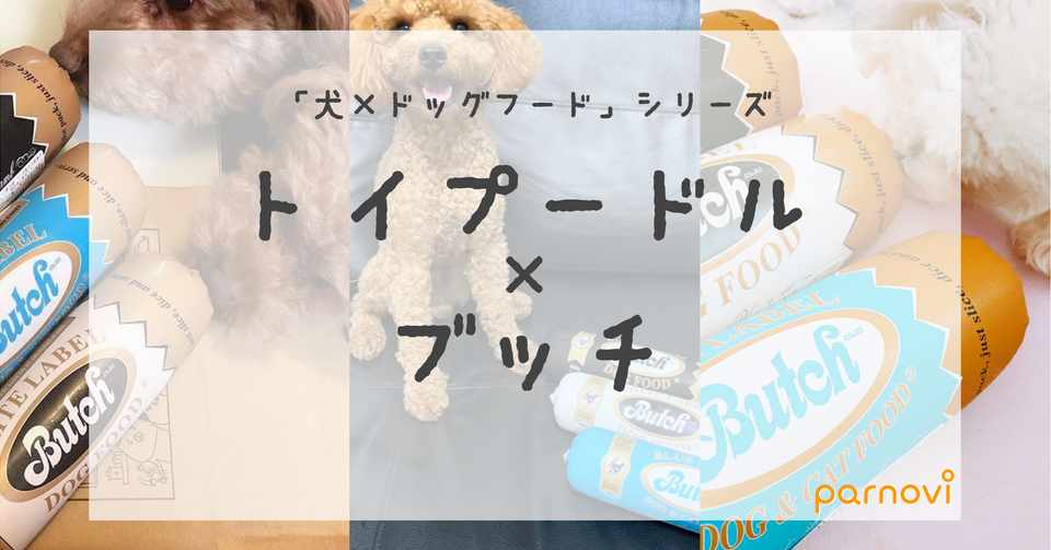 犬種に合うフード探しvol 9 トイプードル ブッチ Parnovi公式 Note
