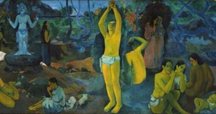 ポール・ゴーガン【異国のエヴァ】 高級画集画、状態良好 ゴーギャン、【異国のエヴァ】、希少な画集画、新品高級額 額装