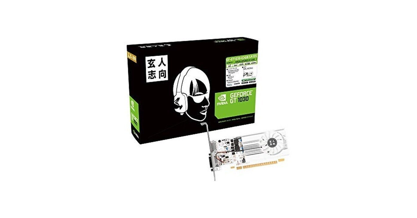 玄人志向 GeForce GT1030 White GT1030EX 2GB SDDR4 64Bit GALAX GeForce® GT 1030 EX White - GeForce® GTX 10 Series