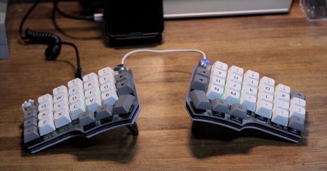 roBa 無線分割トラックボール付キーボード