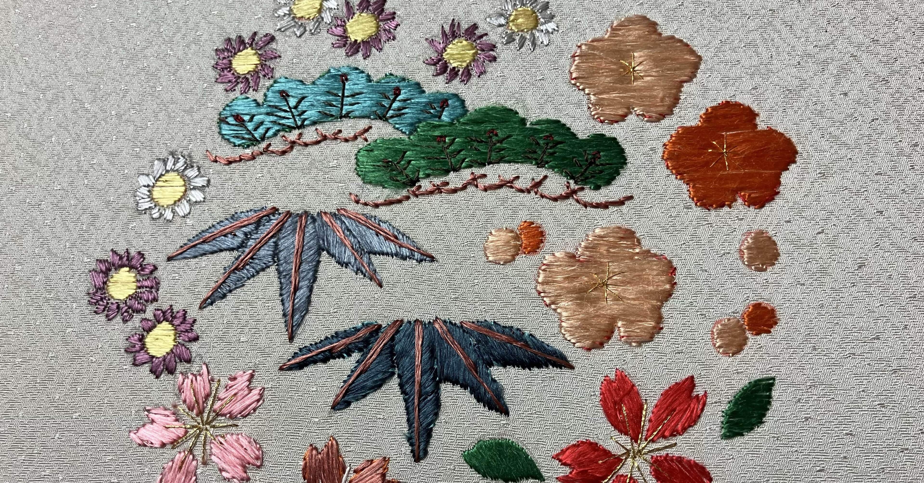 不器用でも日本刺繍｜Keiko_ICHI